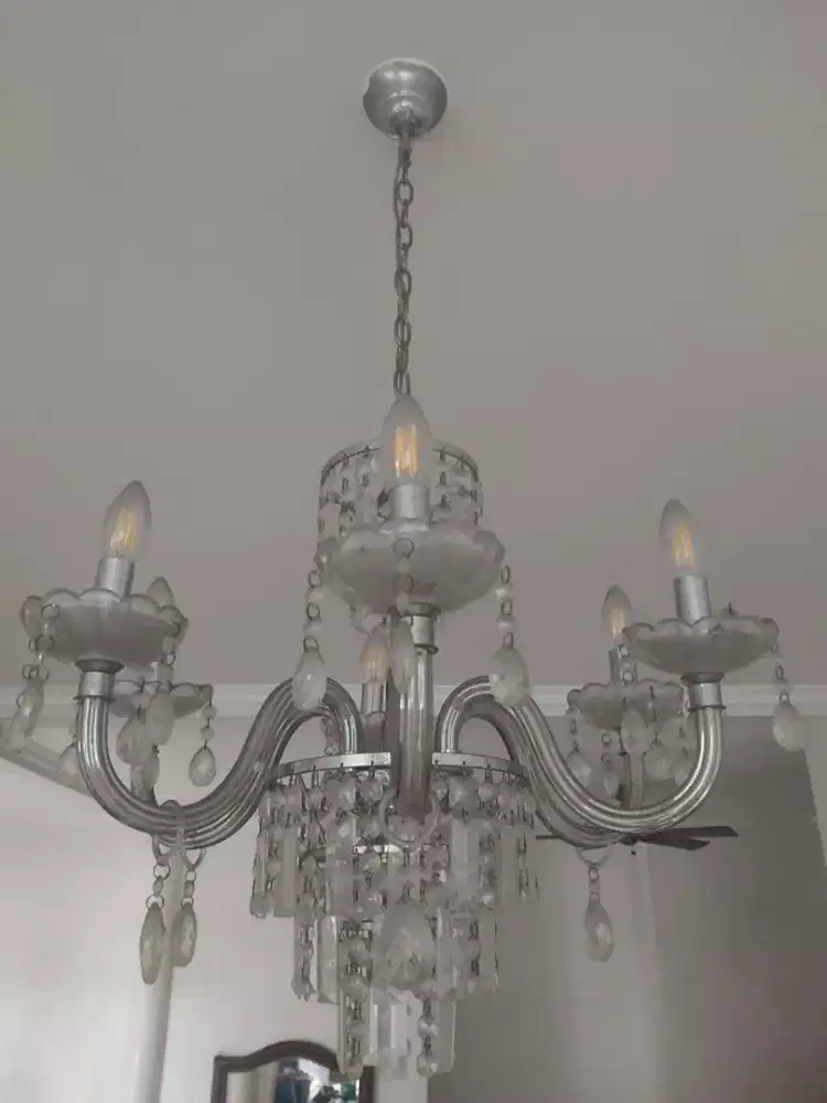 Jual murah lampu kristal ukuran sedang