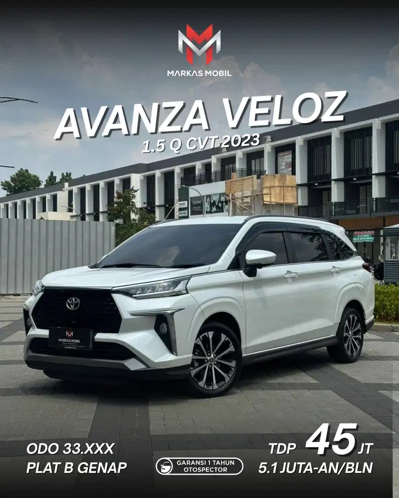 Toyota Avanza Veloz 1.5 Q CVT Non TSS 2023