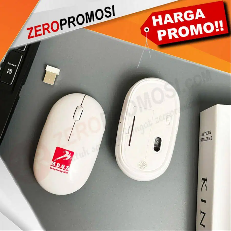 Souvenir Kantor Mouse Wireless MW04 Custom Logo