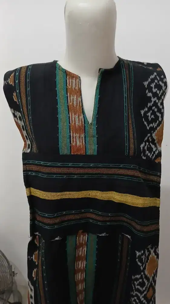 Dress tenun All size