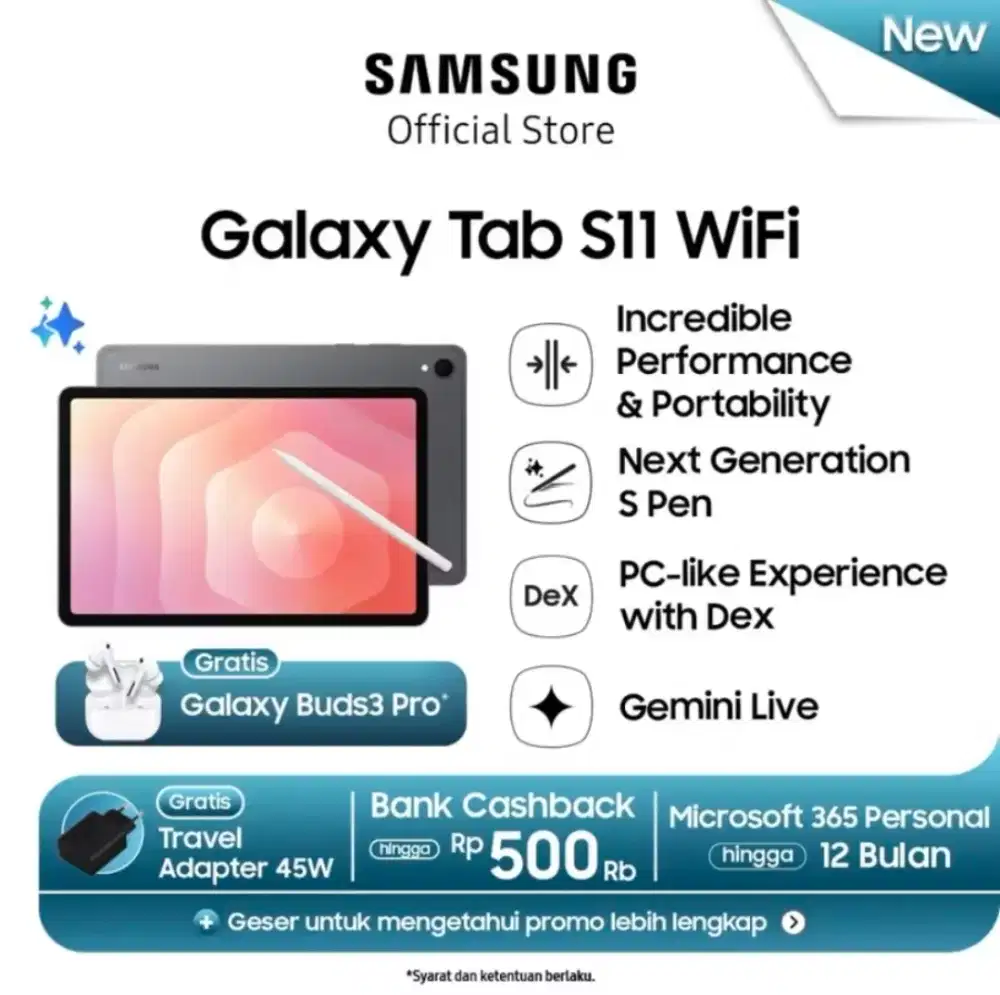 Samsung Galaxy Tab S11 Wifi 12/256GB