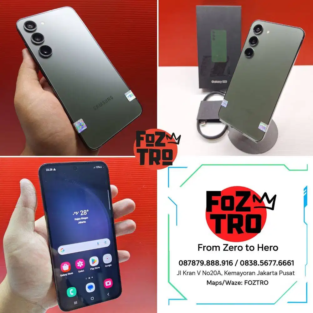 Samsung Galaxy S23 8/256GB LIKE NEW Fullset RESMI 100% NO MINUS