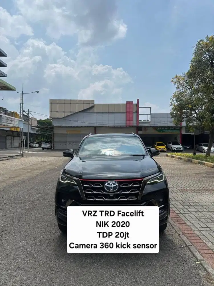 Toyota fortuner vrz trd 2020 dp 20jt 2021 hitam 2019 record