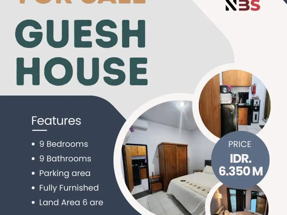 Dijual Homestay Nyaman di Lokasi Strategis Cocok untuk Passive Income