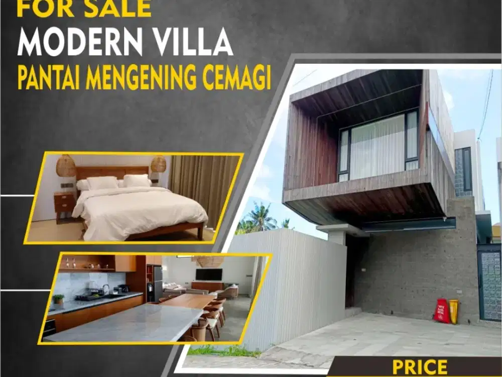 Villa Modern 2 Lantai, Fasilitas Lengkap & Siap Huni daerah Pantai