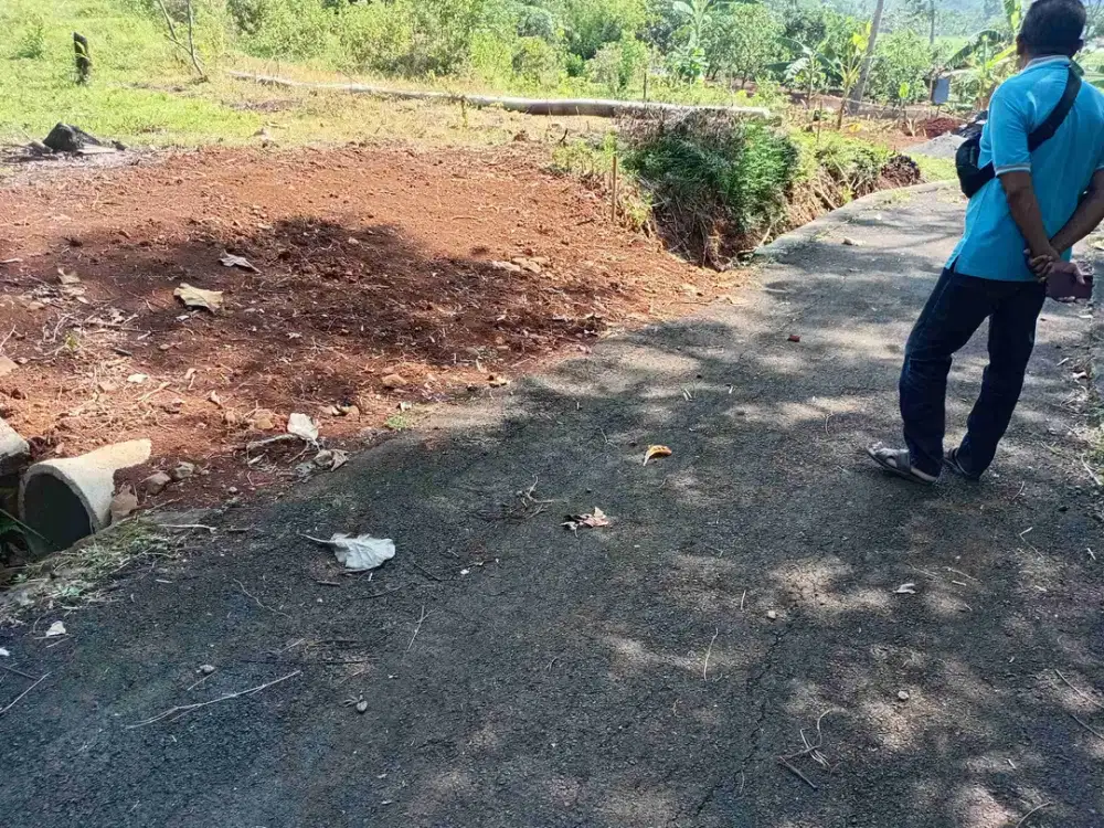 Kapling murah pinggir jalan aspal