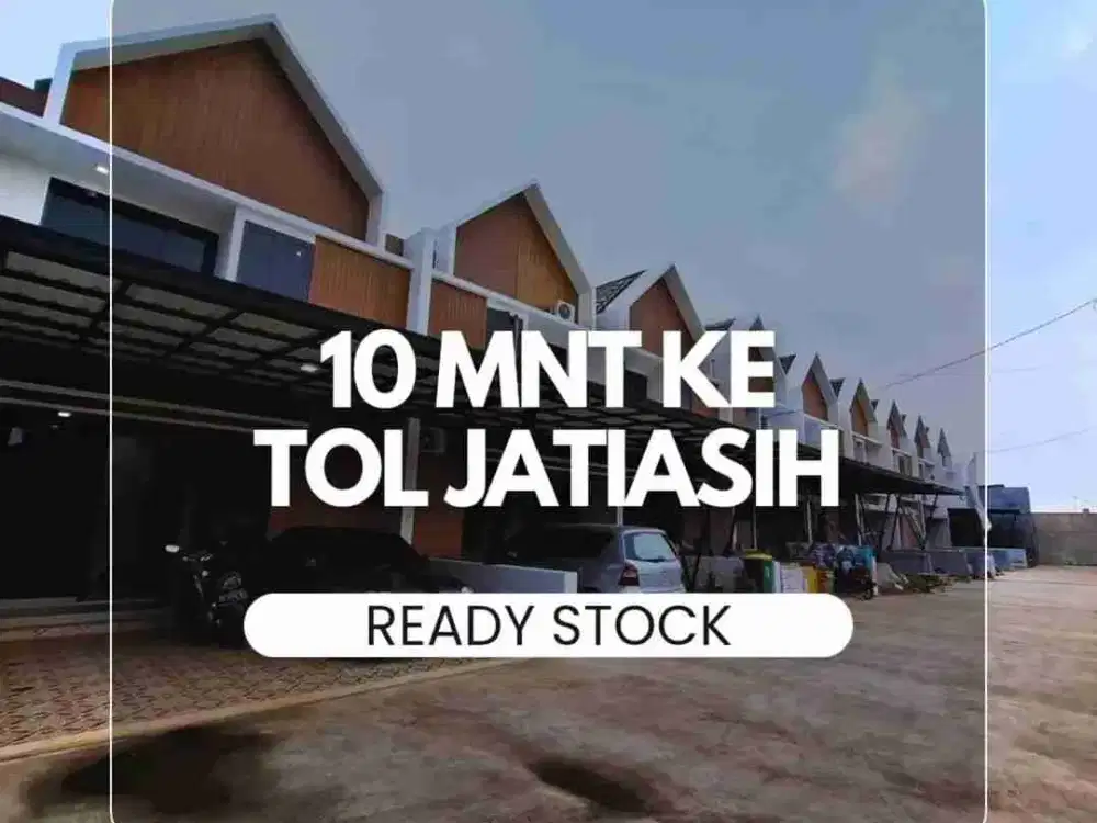 Rumah 2 lantai , siap huni , full bata merah termurah di Jatiasih