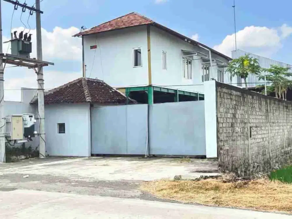 Gudang Ex Garmen Luas Siap Pakai Akses Kontainer / Tronton di Klaten