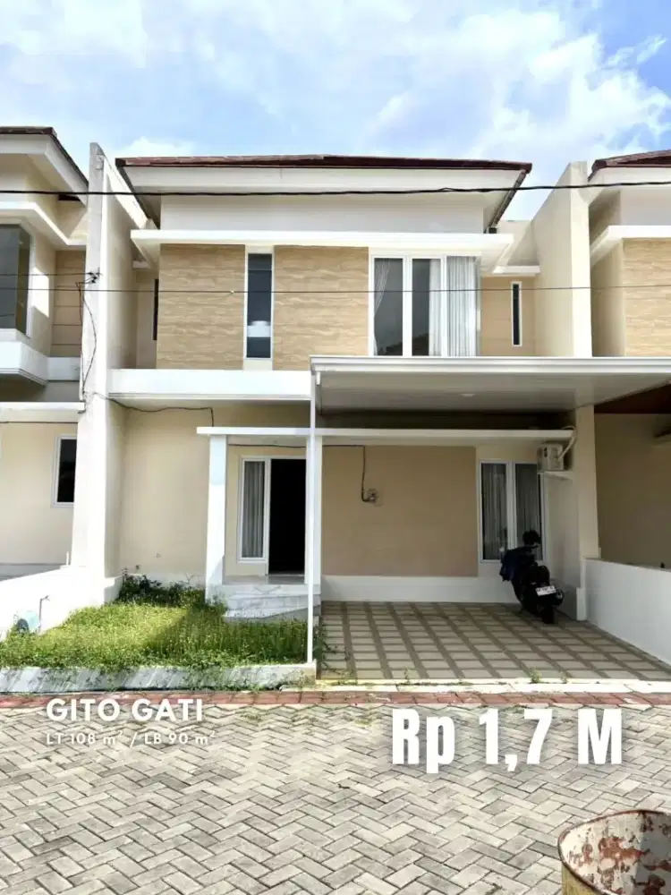 Dijual Rumah Lingkungan Perumahan dekat Jalan Gito Gati timur SCH