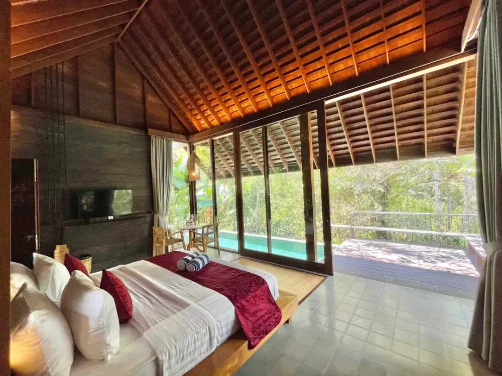 Villa Tropical River di Ubud Dilengkapi Fasilitas Hotel 4 star