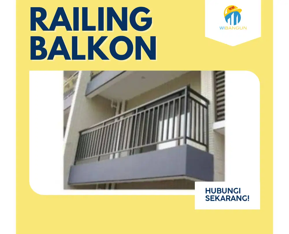 RAILING BALKON CUSTOM MINIMALIS