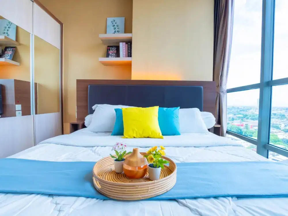 Sewa Apartemen Near Senayan View City 2BR GP Plaza Furnished – Kawasan Palmerah, Tanah Abang, Kemanggisan, Grogol, Gatsu, Semanggi, SCBD, Sudirman