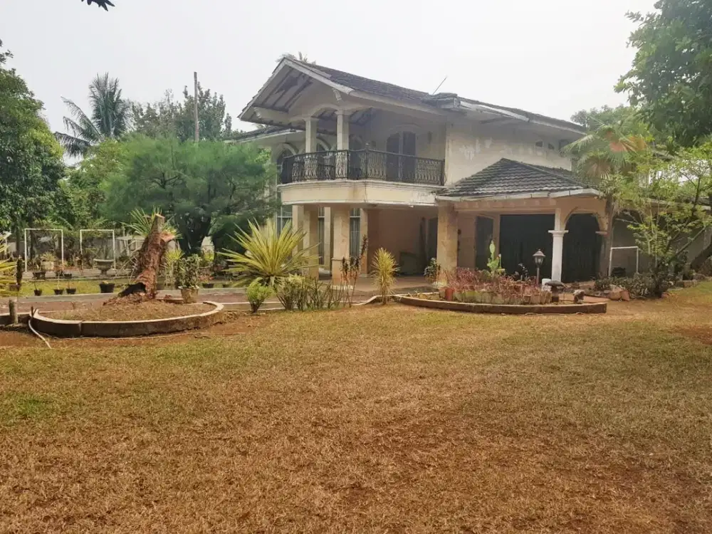 Rumah Mewah 2 Lantai Tanah Luas 7500 m2 Jalan Durian Jagakarsa Ada Kolam Renang & Taman Asri