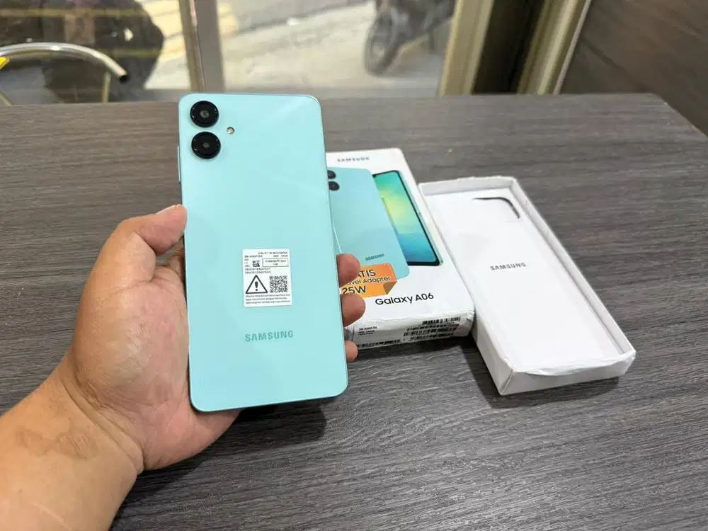 Samsung a06 4/64gb mulus fullset like new garansi