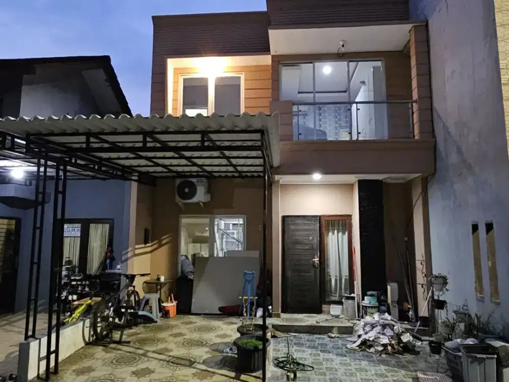 Disewakan Cepat Rumah 2 Lantai Full Furnished di Modernland Cluster Nirwana