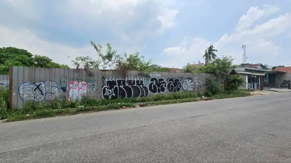 Dijual Tanah Untuk Multifungsi, Multiguna Pinggir Jalan Raya Cisoka