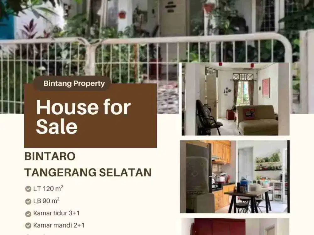 Bintaro, Tangerang Selatan,siap huni, harga terbaik