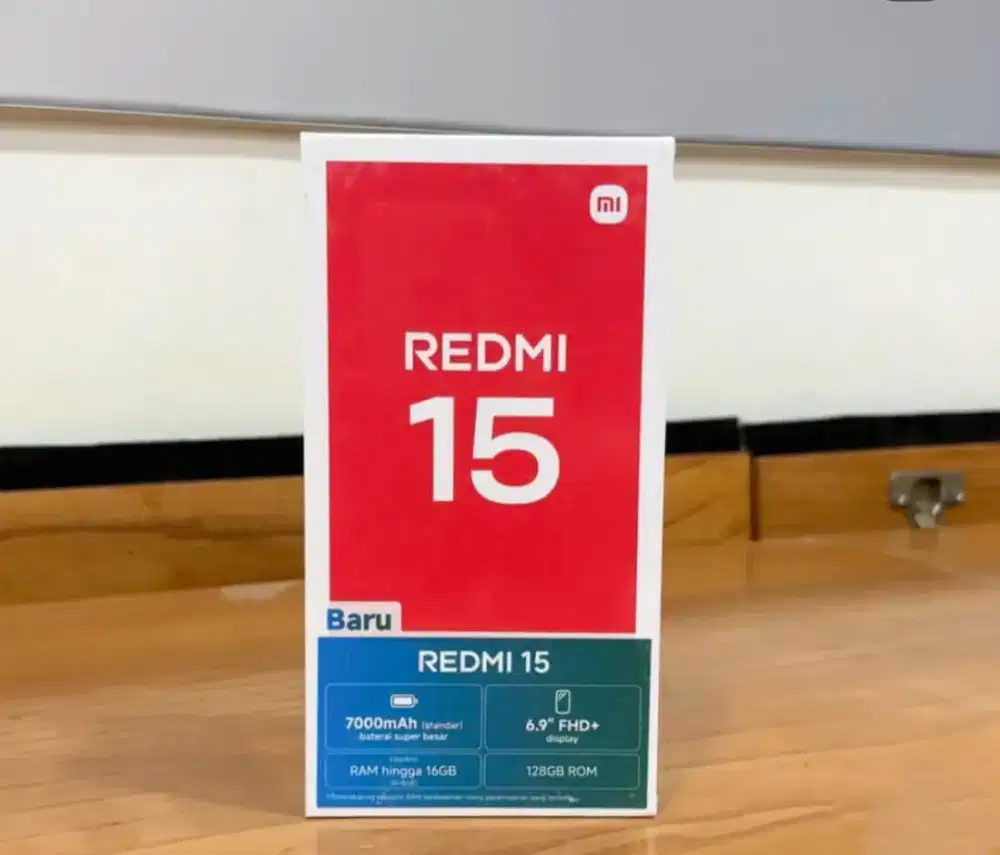 PROMO  REDMI 15 TERMURAH NEW SEGEL & PROMO DAZZLE PROTECTION