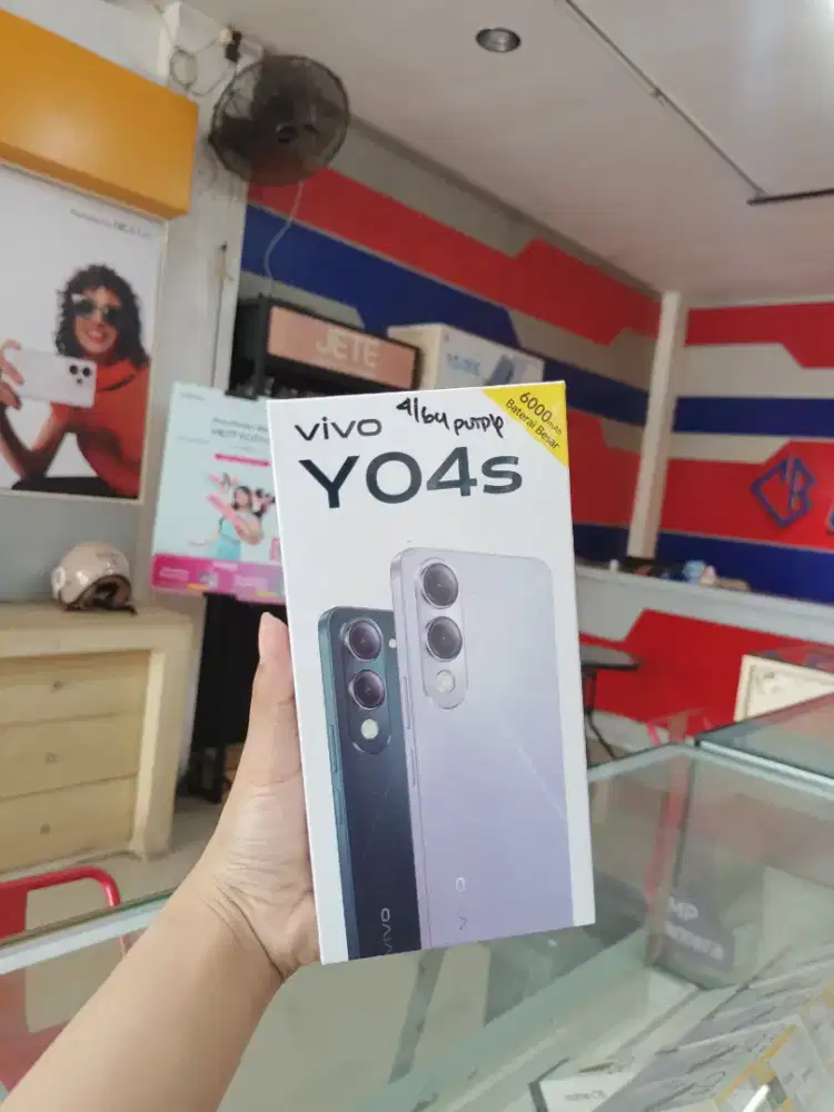 Ready Vivo Y04s ram 4/64 BARU GARANSI RESMI
