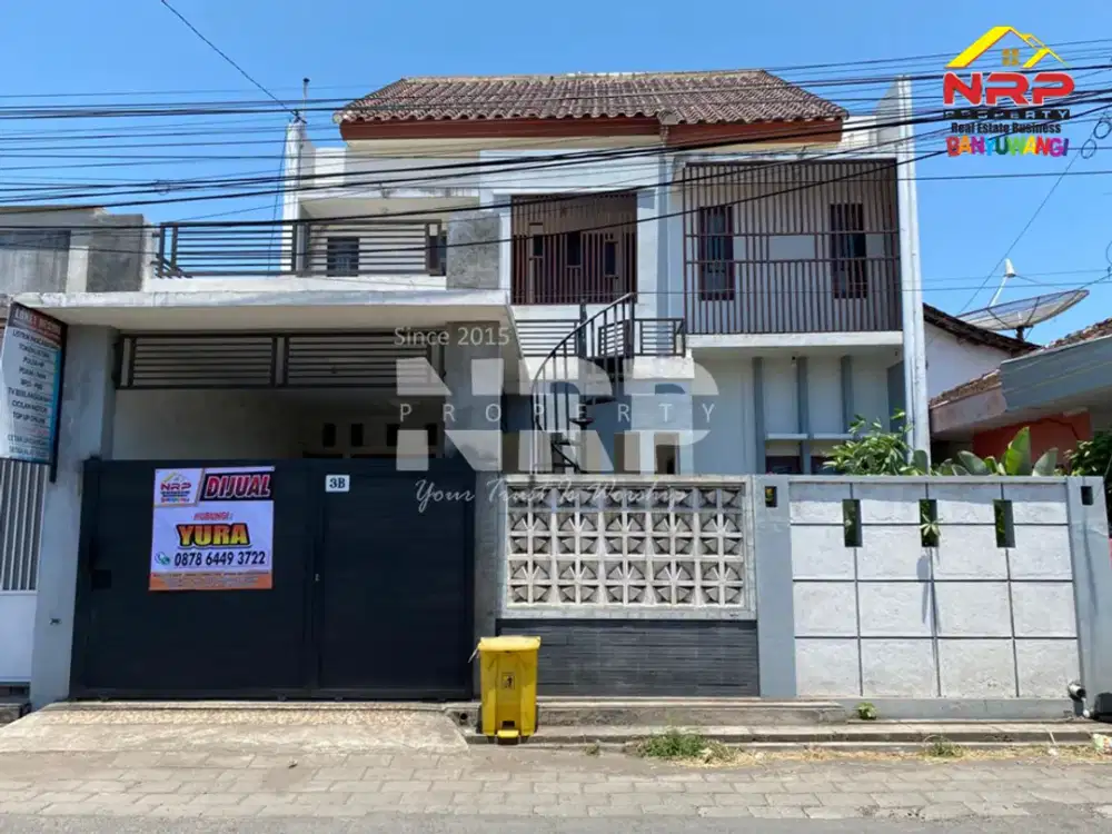 Dijual rumah estetik 2 lantai — desain modern, lokasi strategis, dan siap huni Banyuwangi Kota