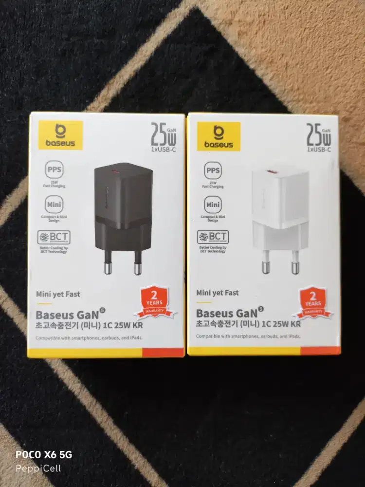 Adapter Charger Baseus 25W GAN5 USB C