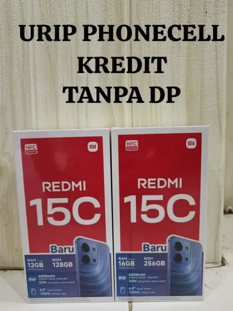 REDMI 15C 6/128GB GARANSI RESMI HARGA GLOSIR