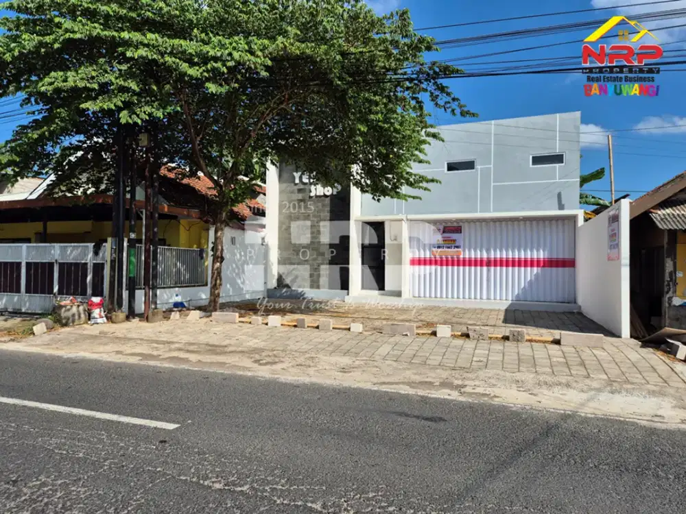 Disewakan Ruko 2 Lantai Mezanine  Jl. Utama Kedayunan - Banyuwangi