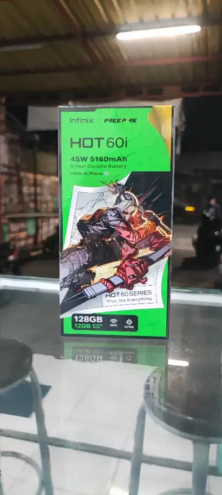 Infinix Hot 60i 6/128 Baru Garansi Resmi Infinix Indonesia 12 bulan