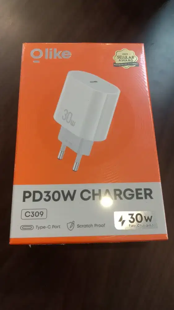 Olike C309 Kepala Batok Charger Output Port Type-C PD Up to 30W