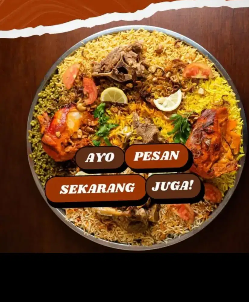 Nasi Mandhi masakan timur tengah