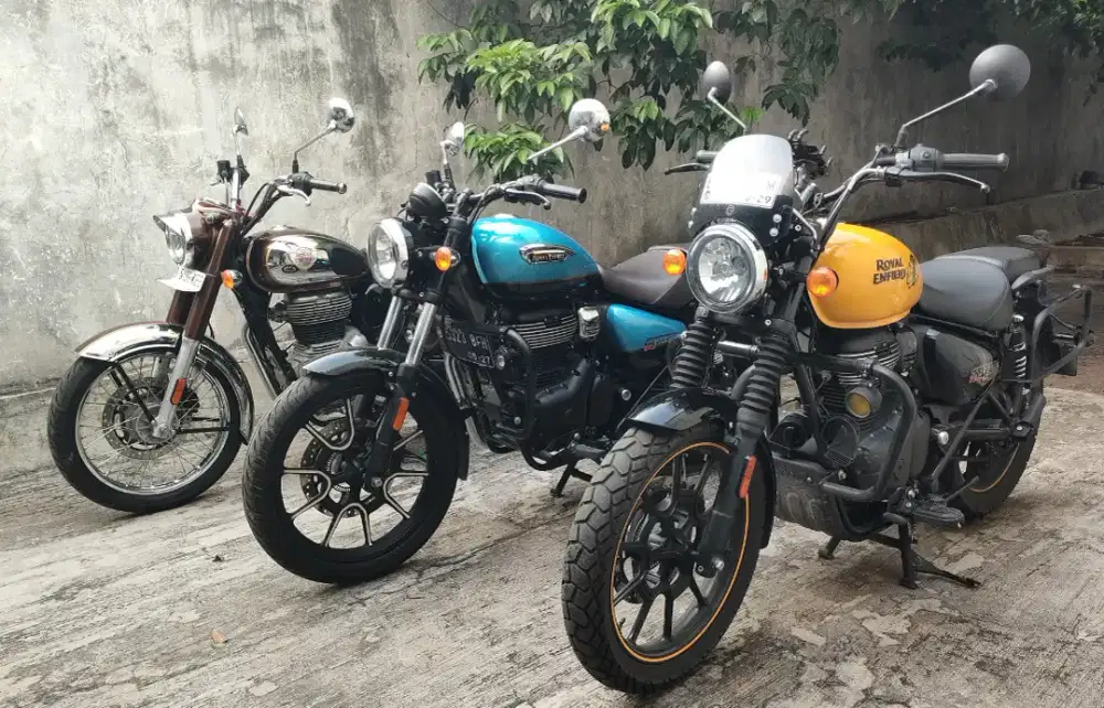 Kredit/TT Royal Enfield 350 Classic Himalayan 411 modif 30jtan Meteor