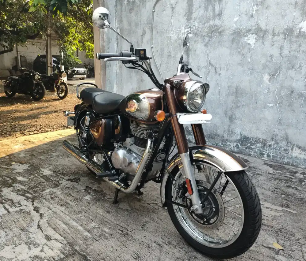 Kredit/TT Royal Enfield 350 Classic Hunter Chrome Bronze Meteor mulus