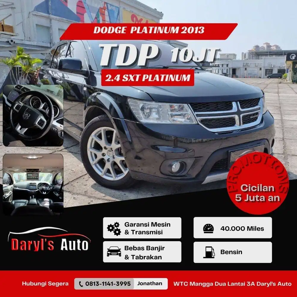 Dp 10 Juta Dodge Journey SXT Platinum 2013 Antik !