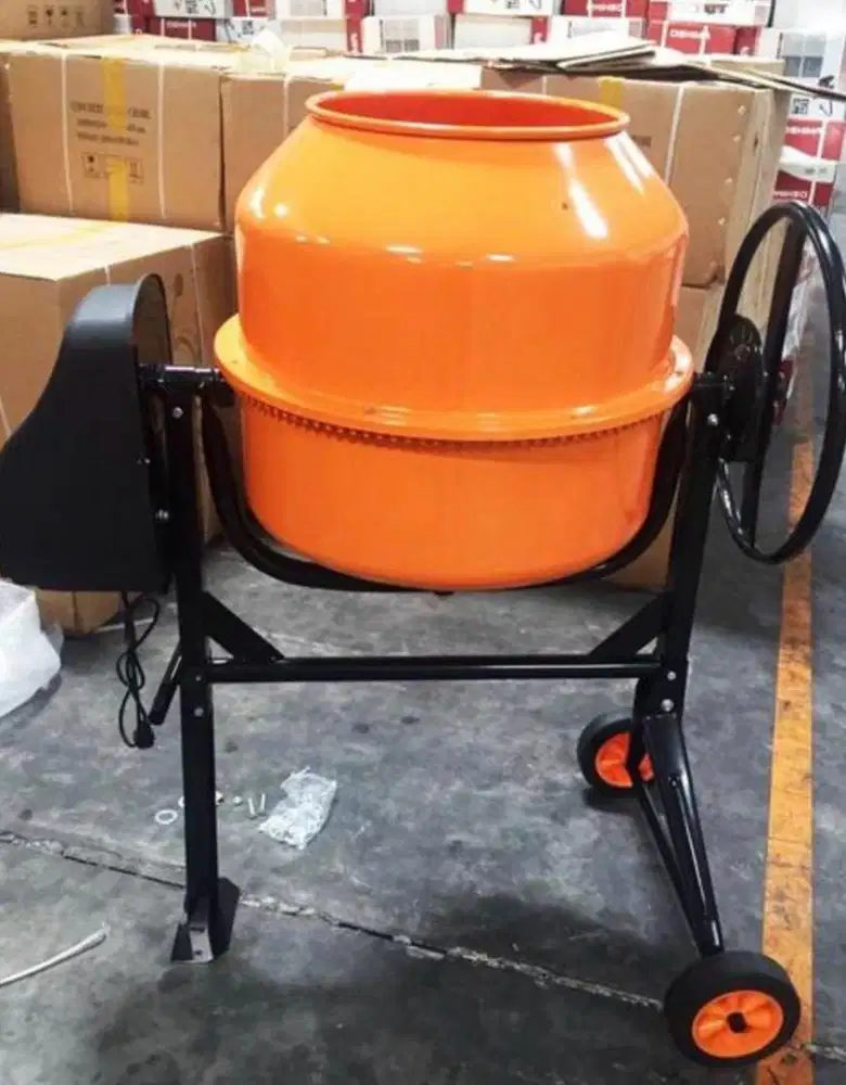 Mesin Molen Listrik Molen Mini Pengaduk Semen 200L Sumura