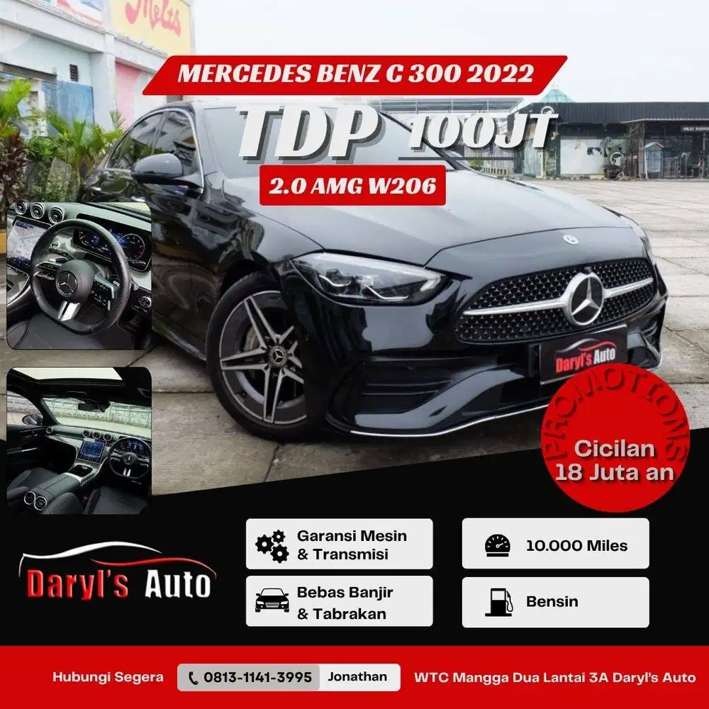 [LOW KM] Mercedes Benz C 300 AMG 2022 W206