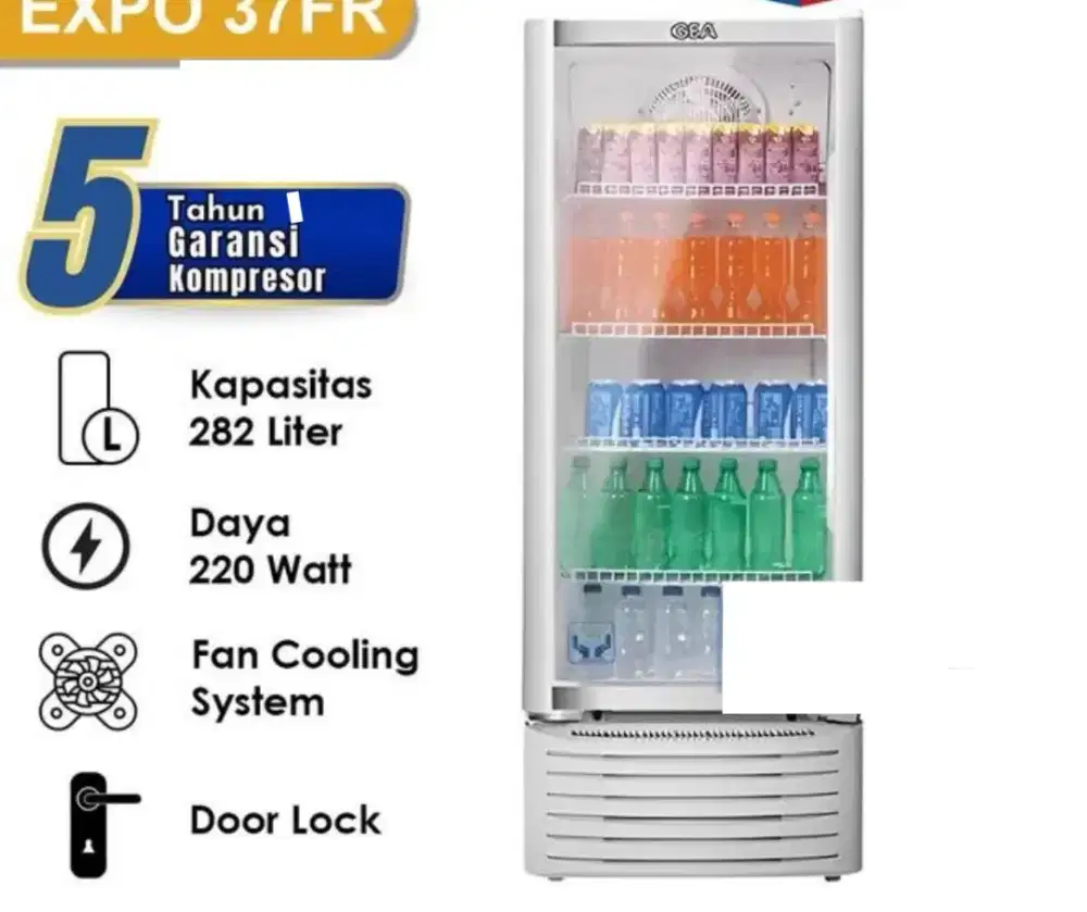 Showcase GEA 282 Liter (EXPO37FR) Second like new