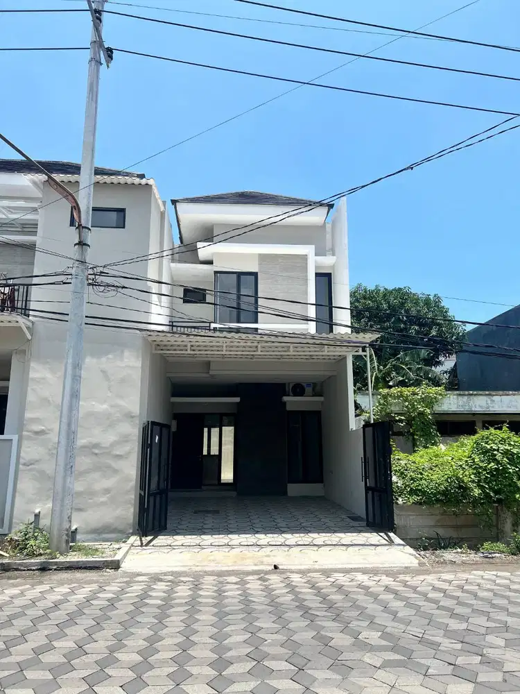DIJUAL RUMAH BARU MINIMALIS 2Lt Kutisari Indah Utara IV (Hadap  BARAT)