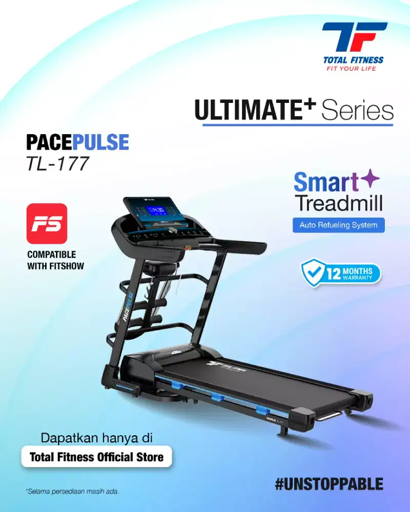 AIat fitness treadmill elektrik TL177 (4 hp)