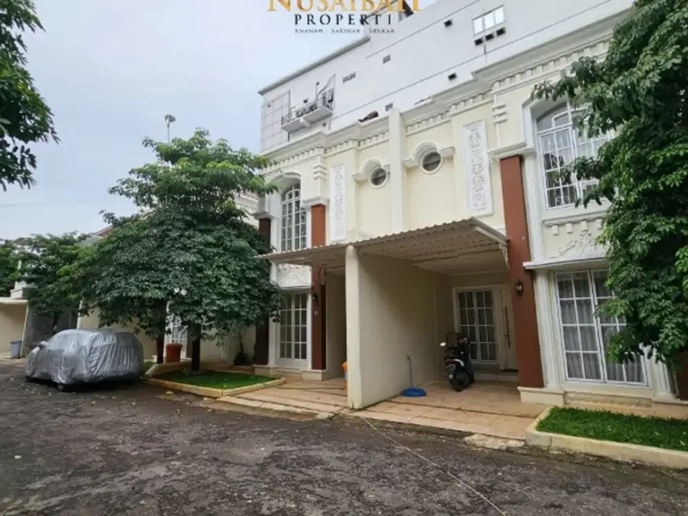 Rumah baru 3 lantai siap huni super elegant