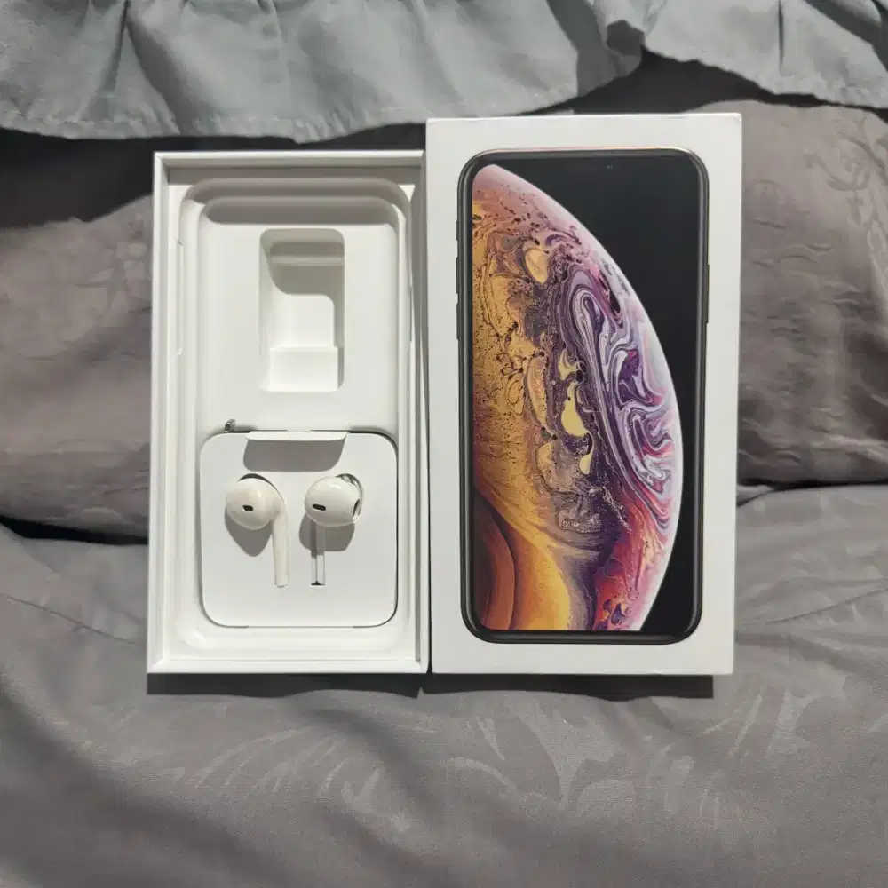 Iphone XS 64GB gold second mulus banget