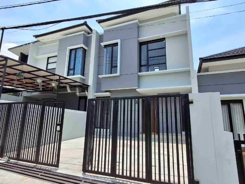 dijual rumah baru tanah luas dan murah di komplek cihanjuang bandung