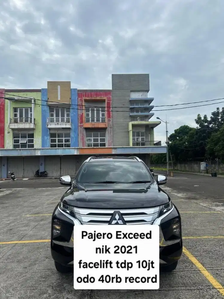 MITSUBISHI PAJERO EXCEED 2021 odo40rb tdp15jt 2022 hitam dakar /  isti