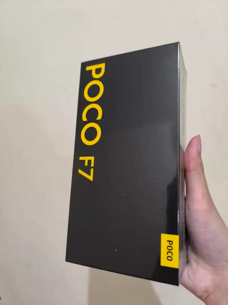NEW Poco F7 Silver 5G 12/512gb (Garansi Resmi Indonesia 15 Bulan)