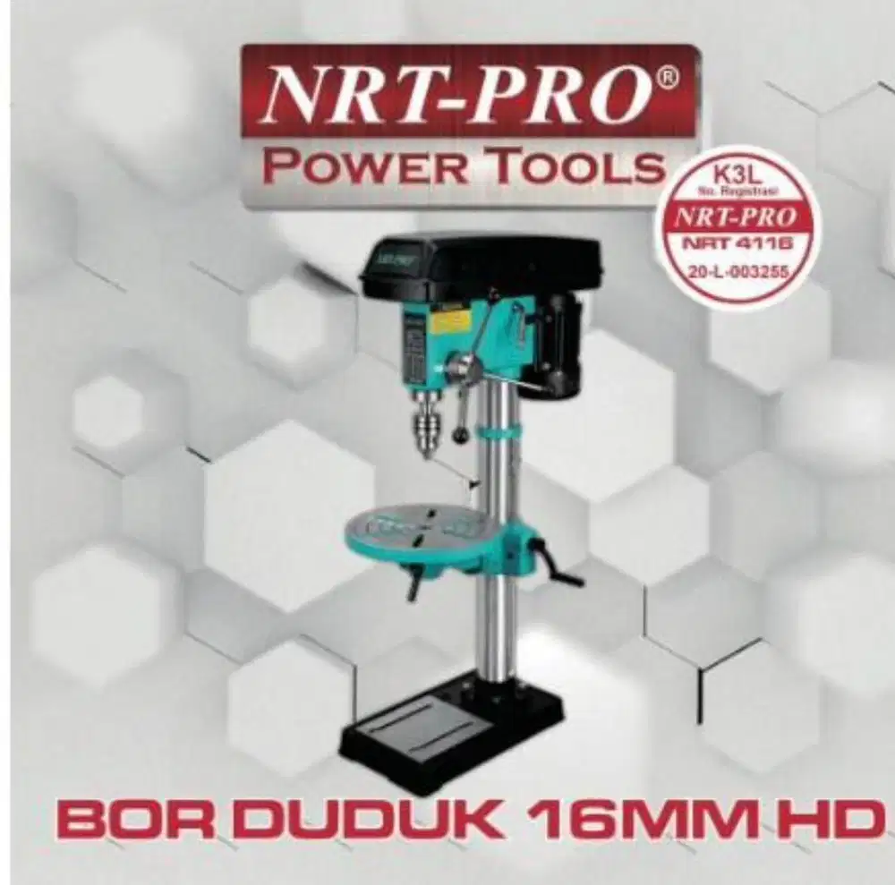 Mesin Bor Duduk 16mm NRT PRO power tools Bench Drill 16 mm NRT-PRO