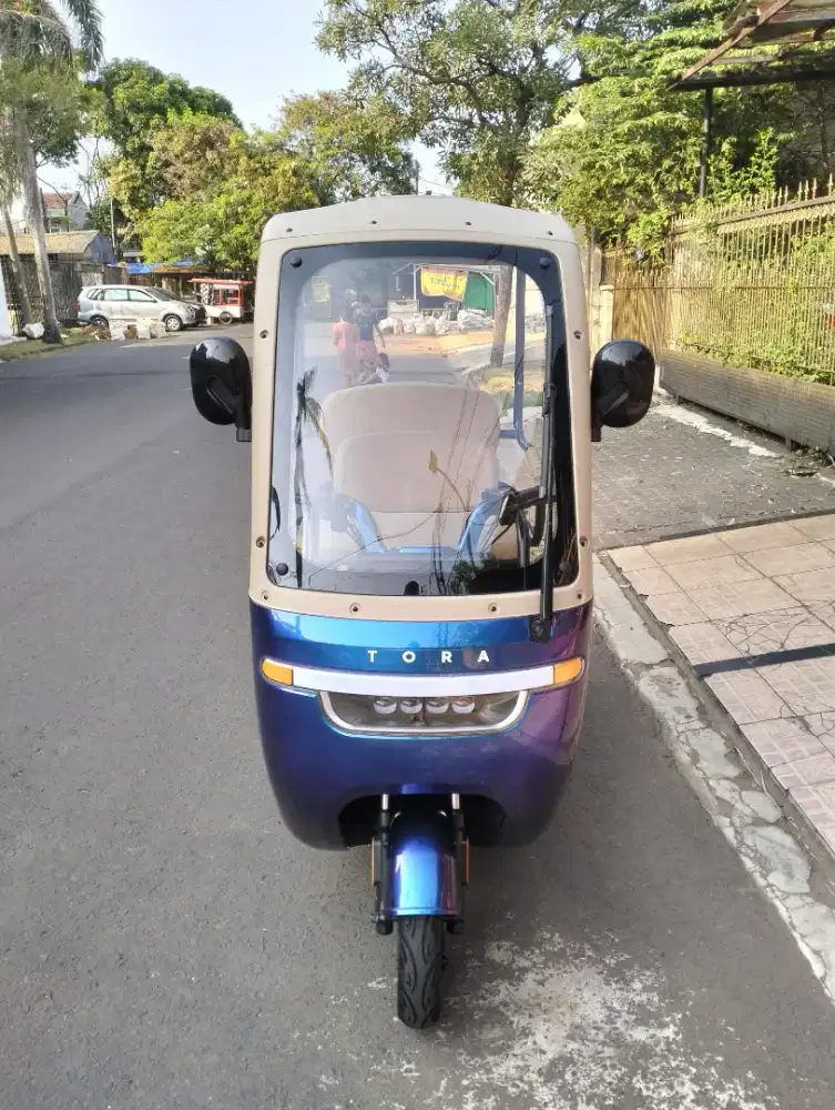 Dijual motor sepeda bajaj aki listrik merk Tora, Selis