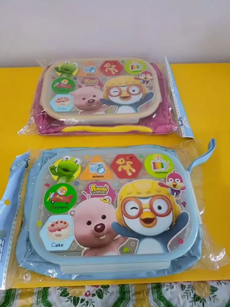 2pcs Lunchbox Pororo dari stainless steel