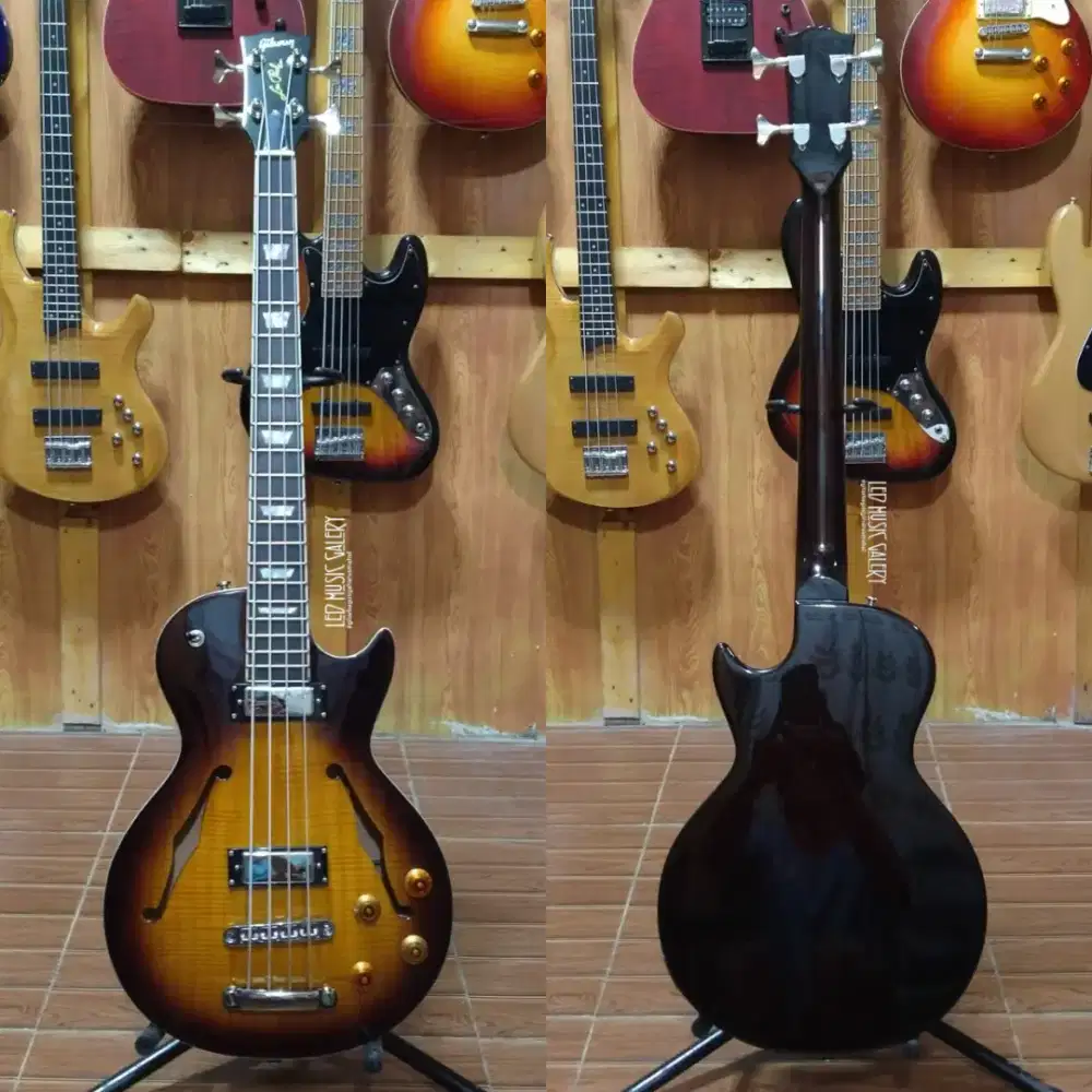 Bass Les Paul Semi Hollow Body