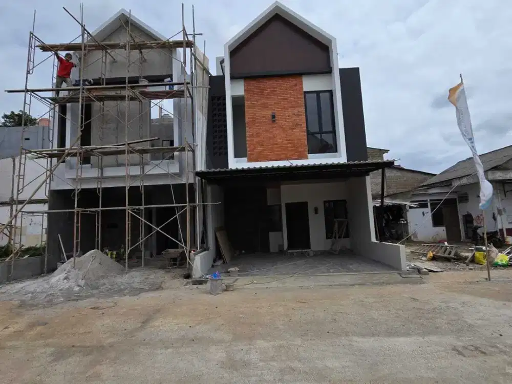 Rumah Bambu Apus Strategis dekat toll dan bebas banjir