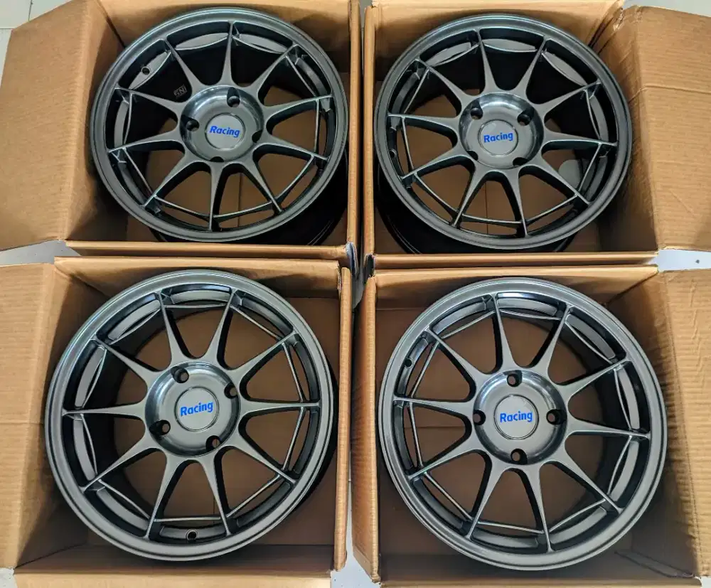 R15 Enkei spider NT03 L7rata 4x114 Et40 spek Rare