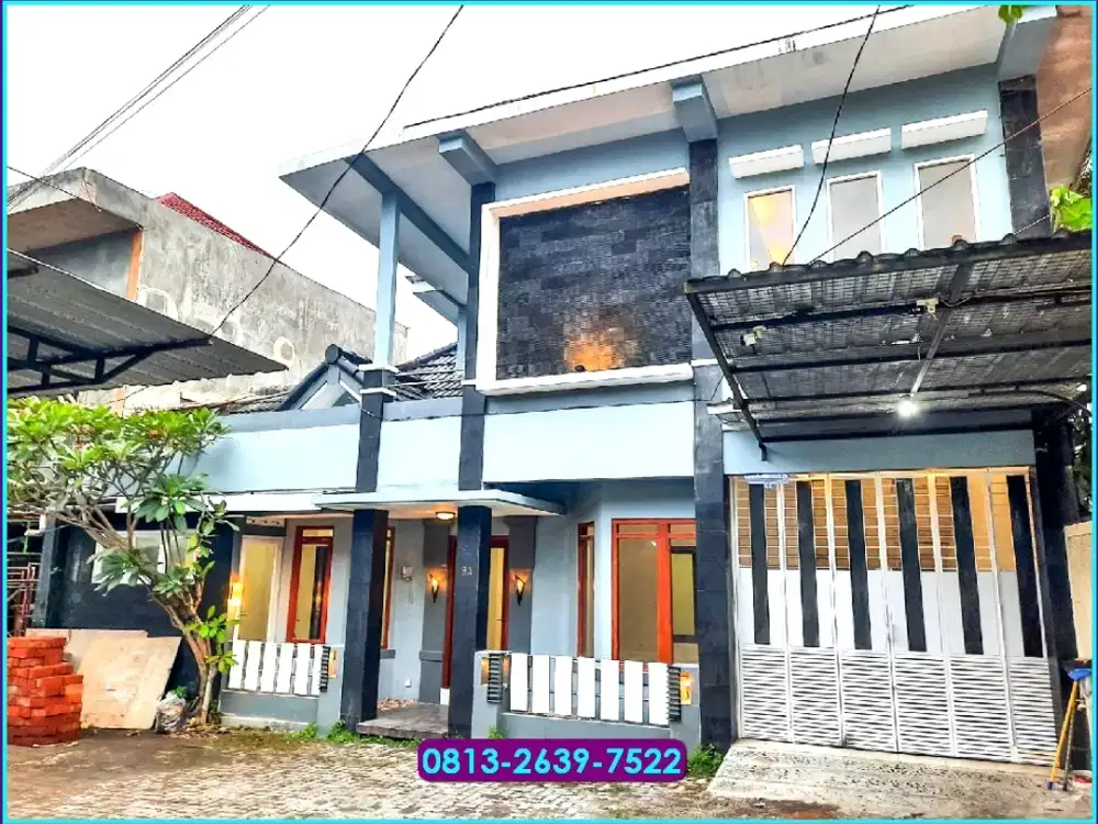 rumah pojok akses luas di denggung sleman